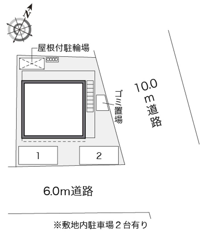 レオパレスＧＯＹＡ　本郷 配置図