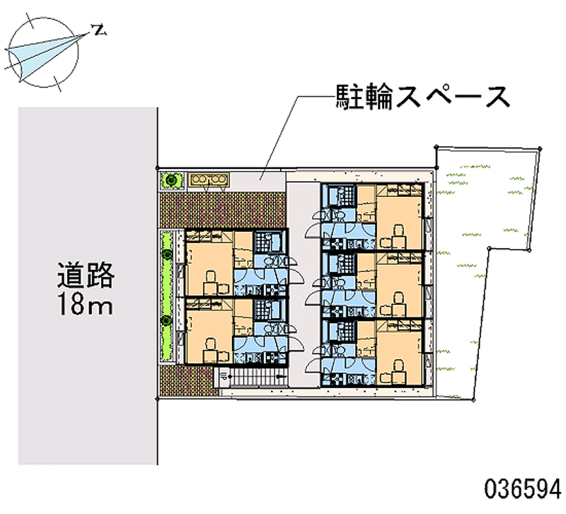 レオパレスティンカーベル 区画図