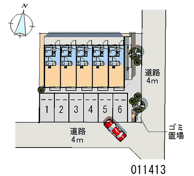 11413 Monthly parking lot