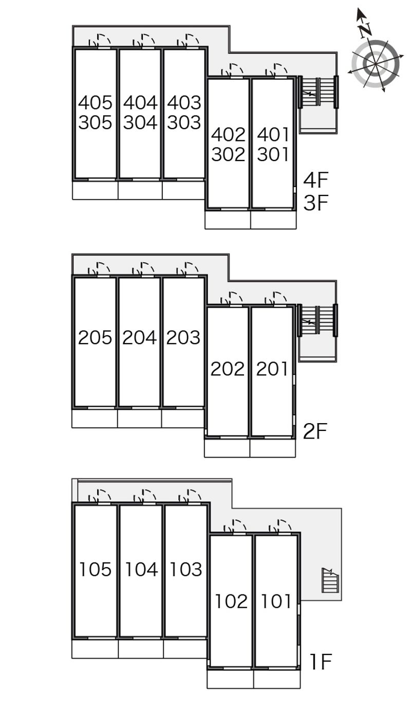 レオネクストＣＯＺＹ 間取配置図