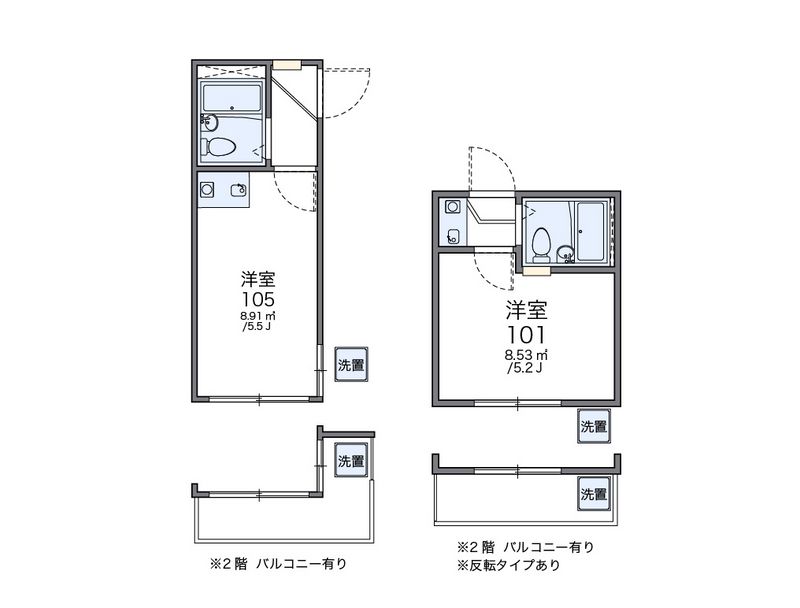 レオパレス金町第１ 間取図