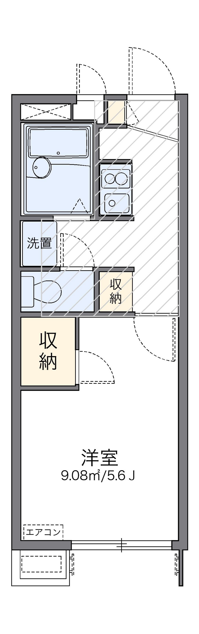 leopalace Asahi 户型图