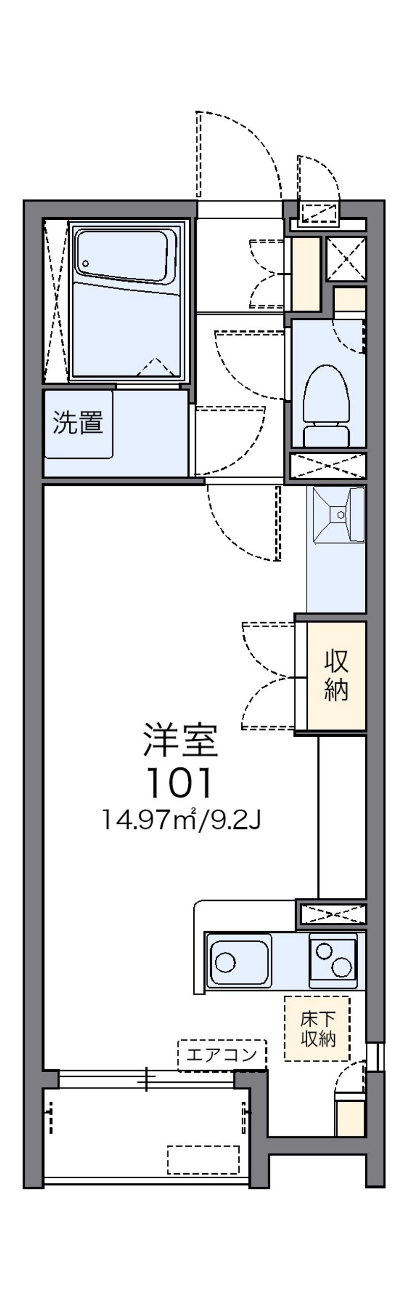 レオネクストサンタ 間取図