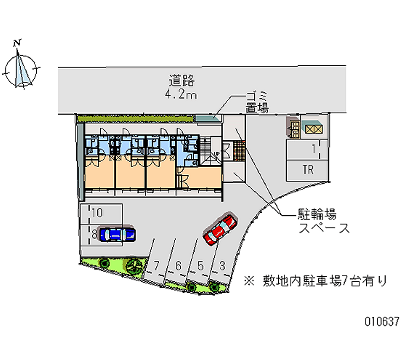 レオパレスＳＭＩＬＥ 月極駐車場