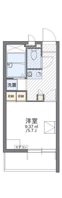 レオパレスオーパス 間取り図