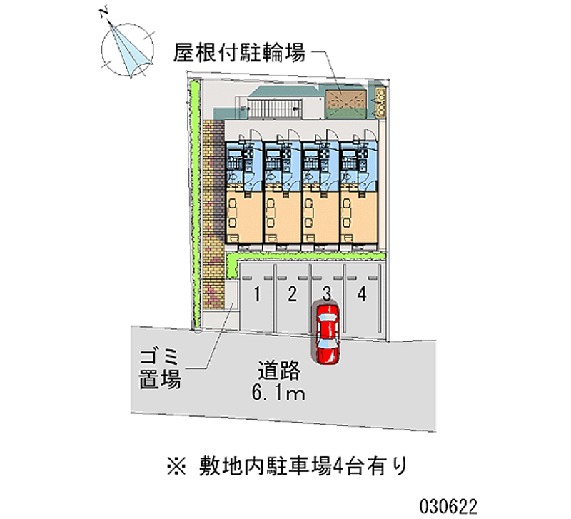 レオパレスコンファーレ八千代台 区画図