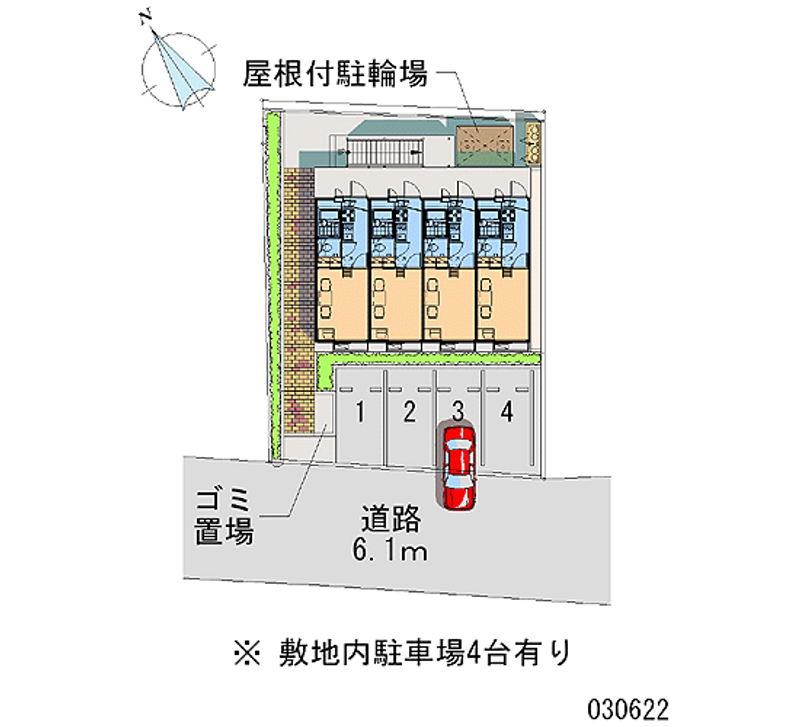 レオパレスコンファーレ八千代台 月極駐車場