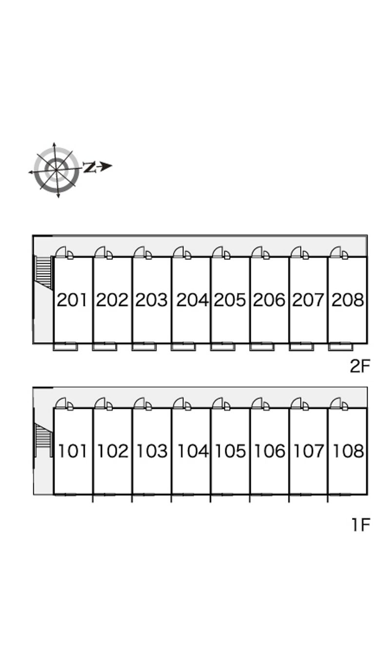 レオパレスコンドミニアム 間取り配置図