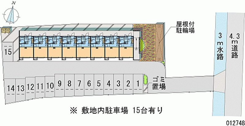 レオパレスＷＥＳＴ１８１ 月極駐車場