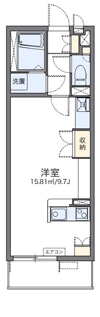 レオネクスト天神南 間取り図
