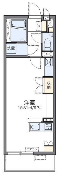 レオネクスト天神南 間取り図