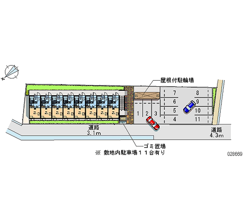 28669 bãi đậu xe hàng tháng