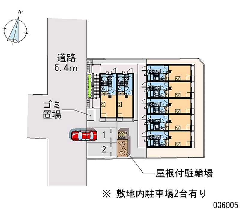 レオパレスＴ＆Ｓ 区画図