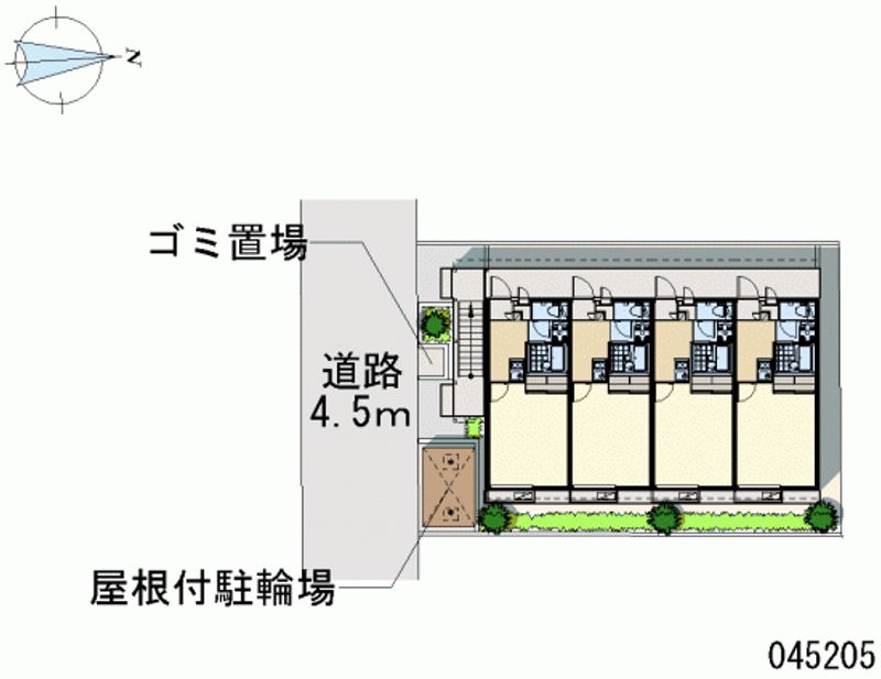レオパレスどるちぇ志賀本通 区画図