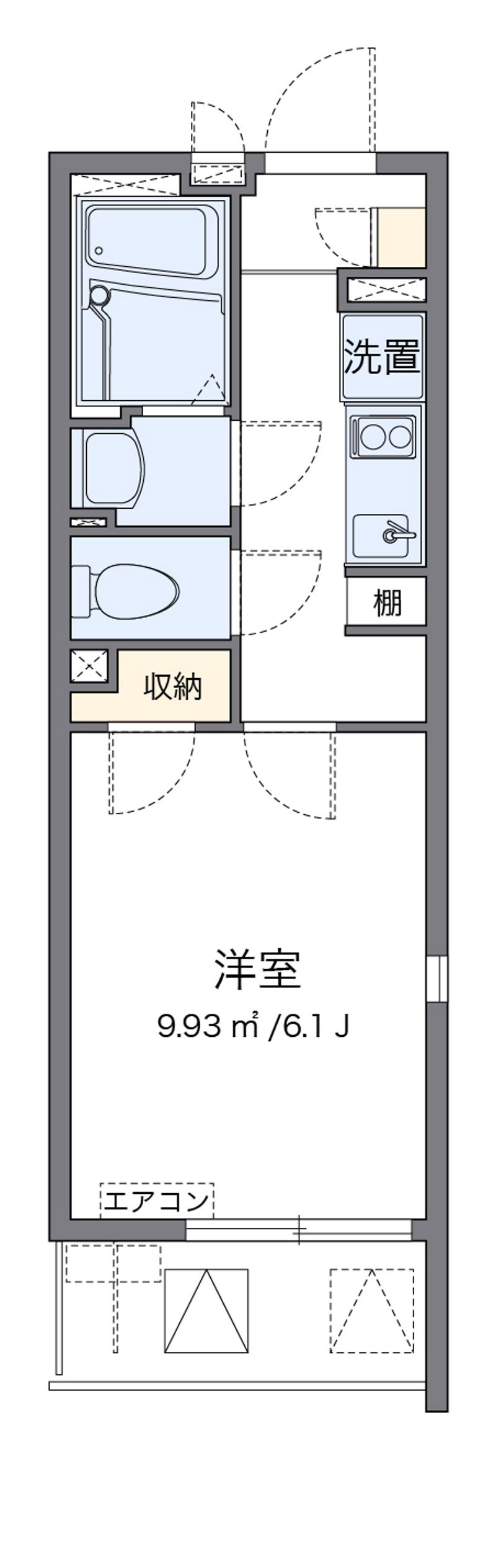 クレイノのぞみⅡ 間取図