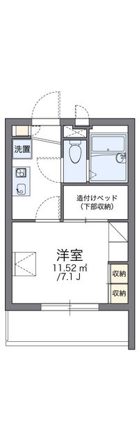 レオパレスエスポワール 間取り図