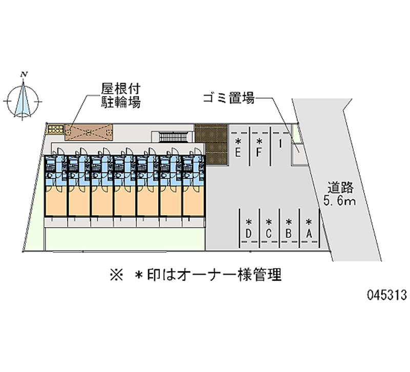 レオパレスアーク 区画図