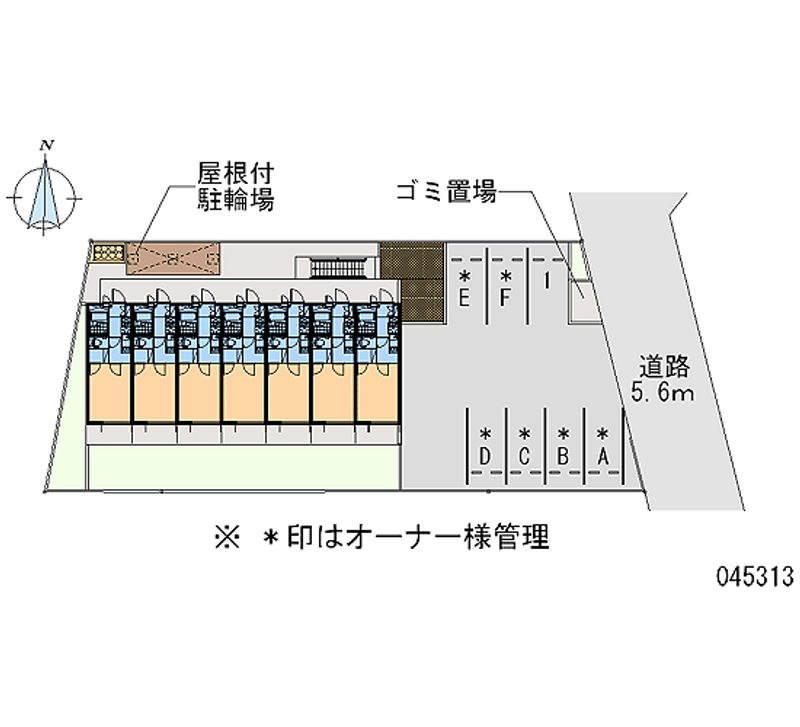 レオパレスアーク 月極駐車場