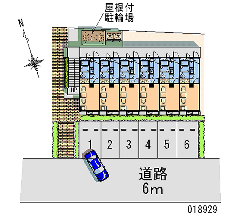 レオパレスアルカディア赤坪 月極駐車場