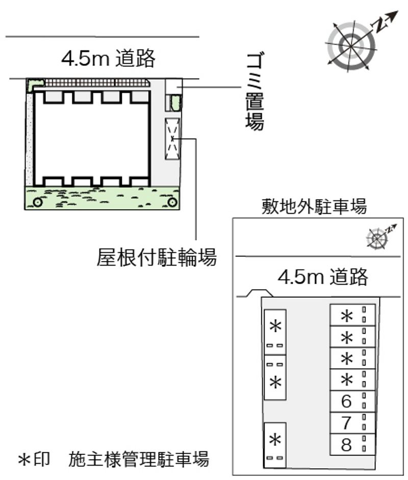 レオネクスト柏森 配置図