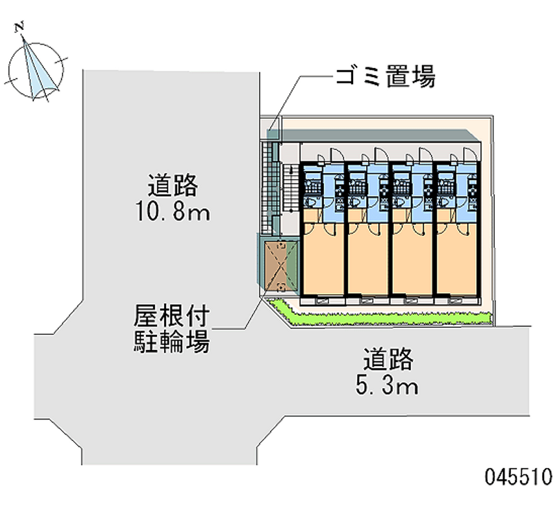 レオパレスＷＩＳＨ 区画図