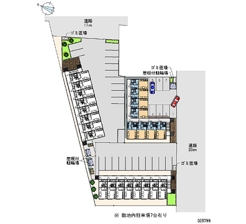 28799 Monthly parking lot