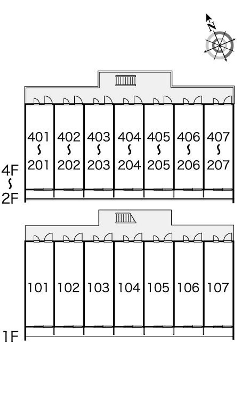 レオパレスシエスタ 間取配置図