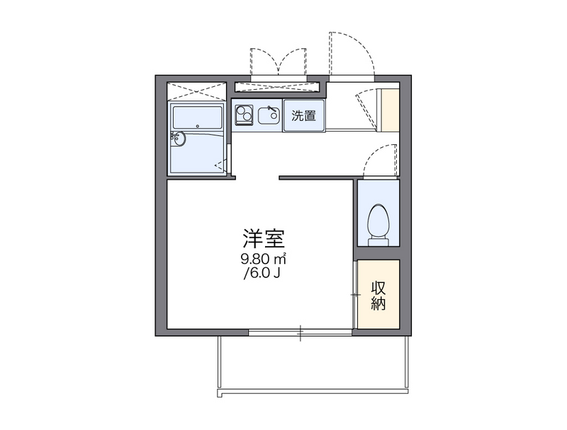 レオパレス大師 間取り