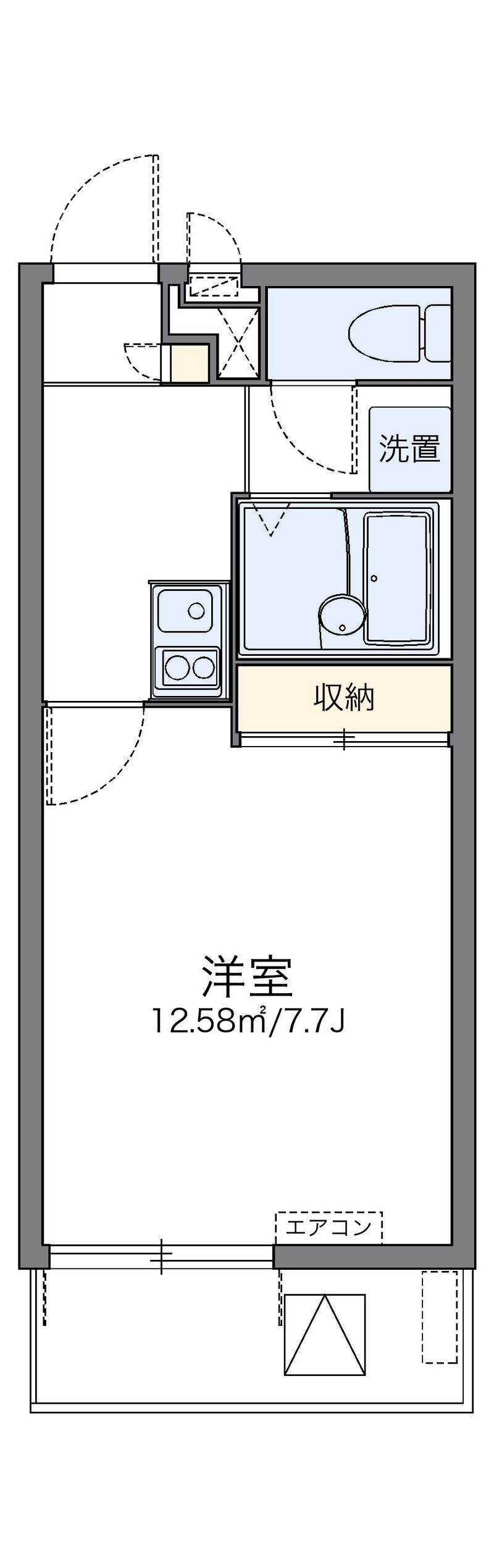 レオパレスコスモス 間取図