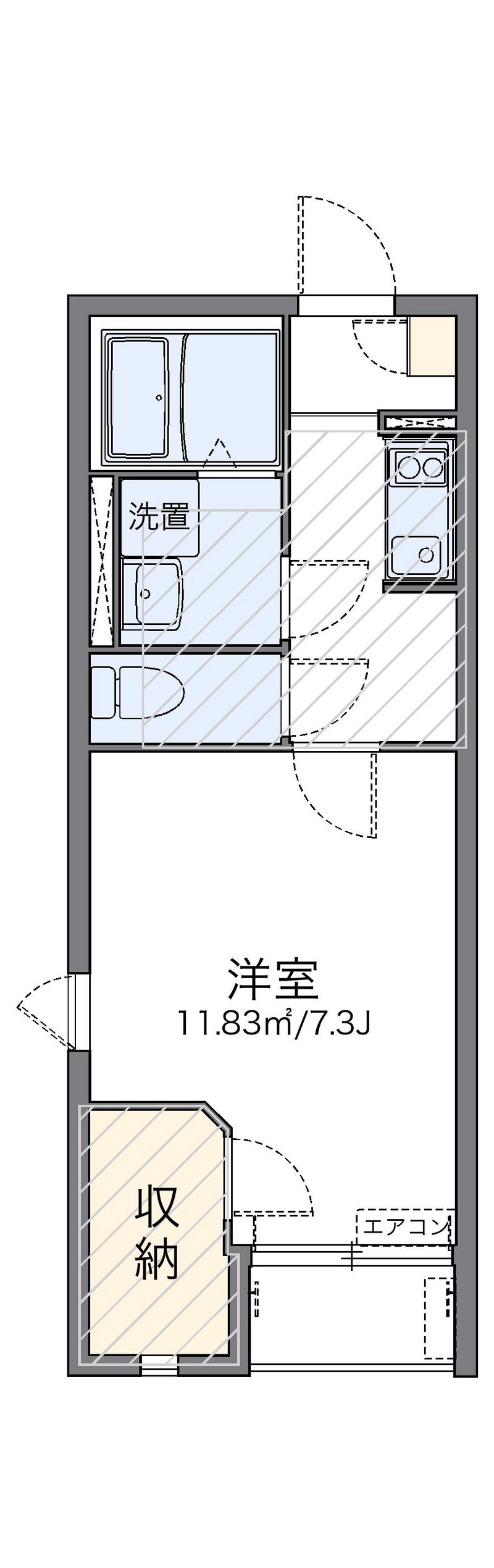 レオネクストクレストタウンＦ 間取図