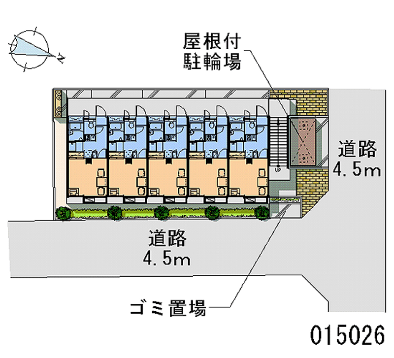 レオパレスカーサ石神井 区画図
