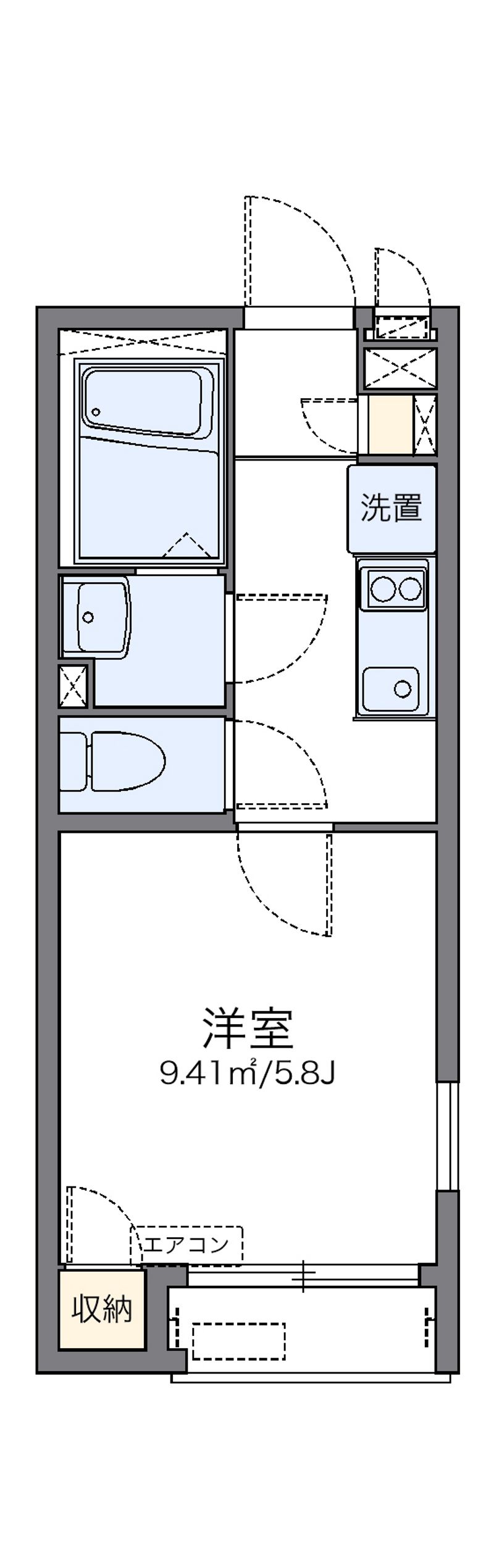 レオネクストグランツ　ハイツⅡ 間取図