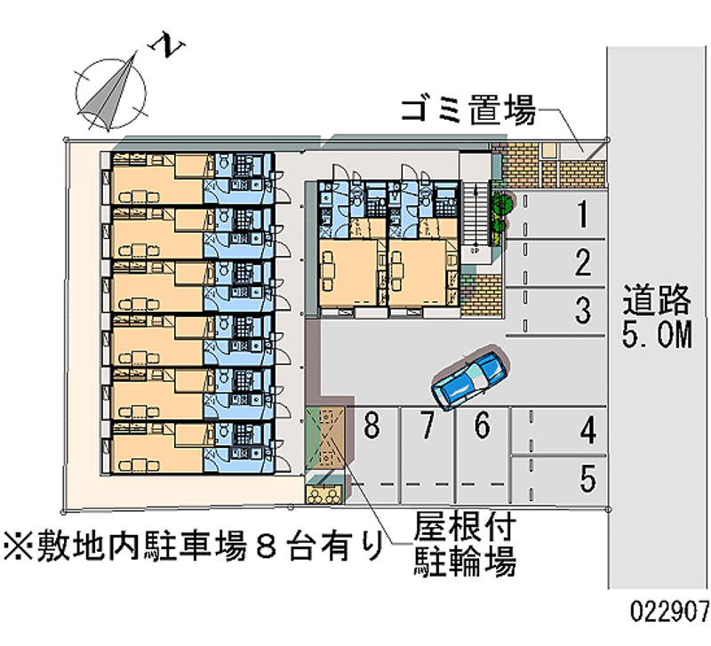 22907 Monthly parking lot