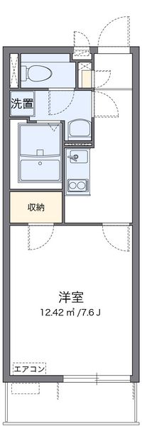 クレイノ矢南 間取り図