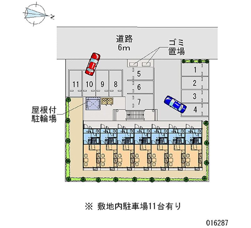 レオパレスヴィラージュ彩 月極駐車場