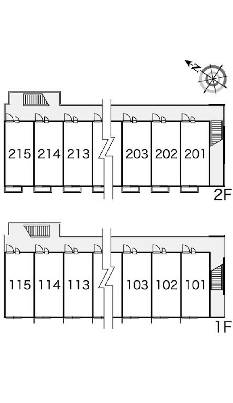 レオパレスＨＯＰＥ 間取配置図