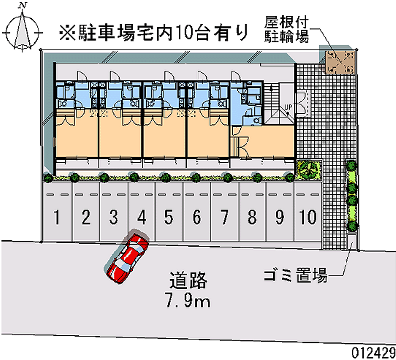 レオパレスグランＭ’ｓ 月極駐車場