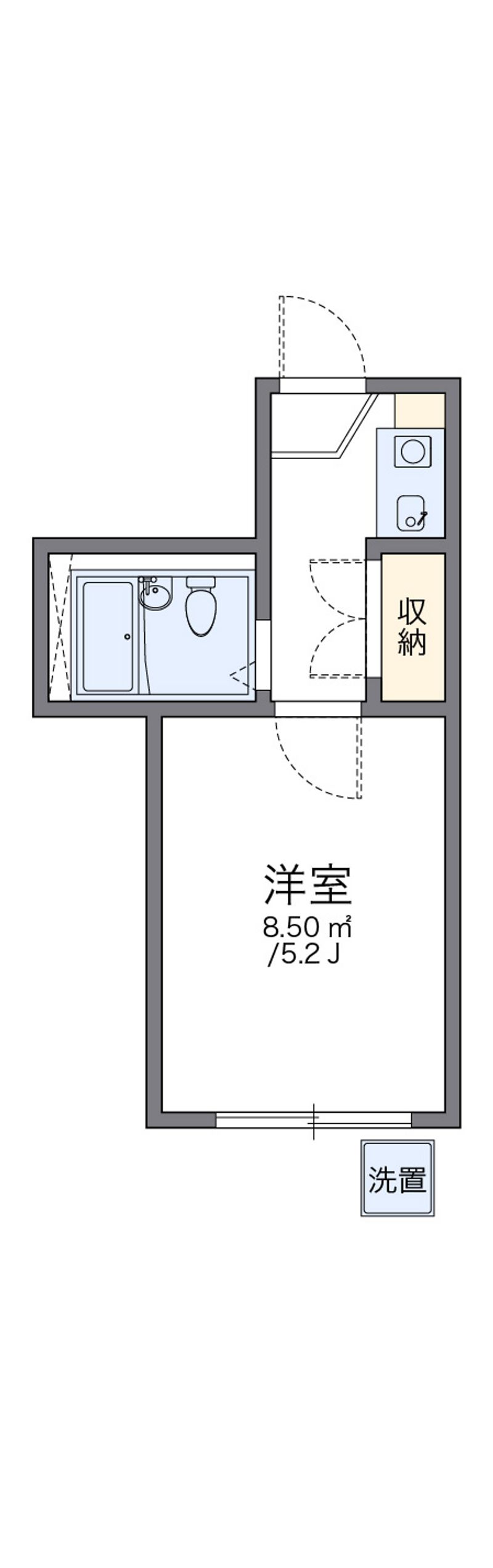レオパレスＡＳＡＮＯ 間取図