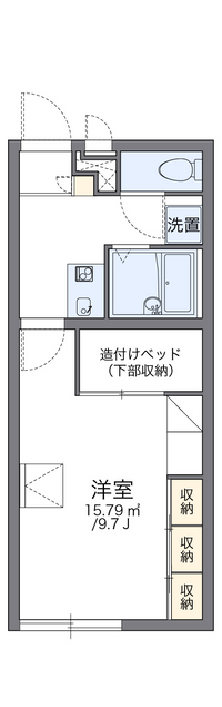 レオパレス一本杉 間取り図