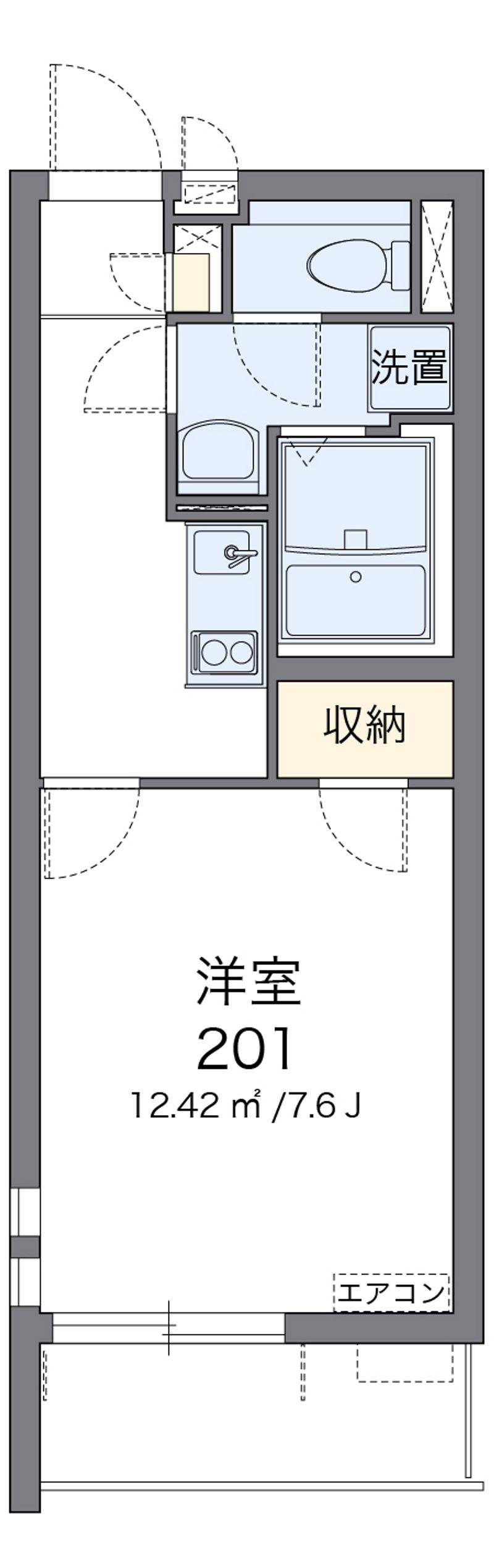 クレイノいなぎ 間取図