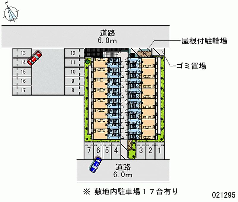 レオパレスリヴェール 月極駐車場