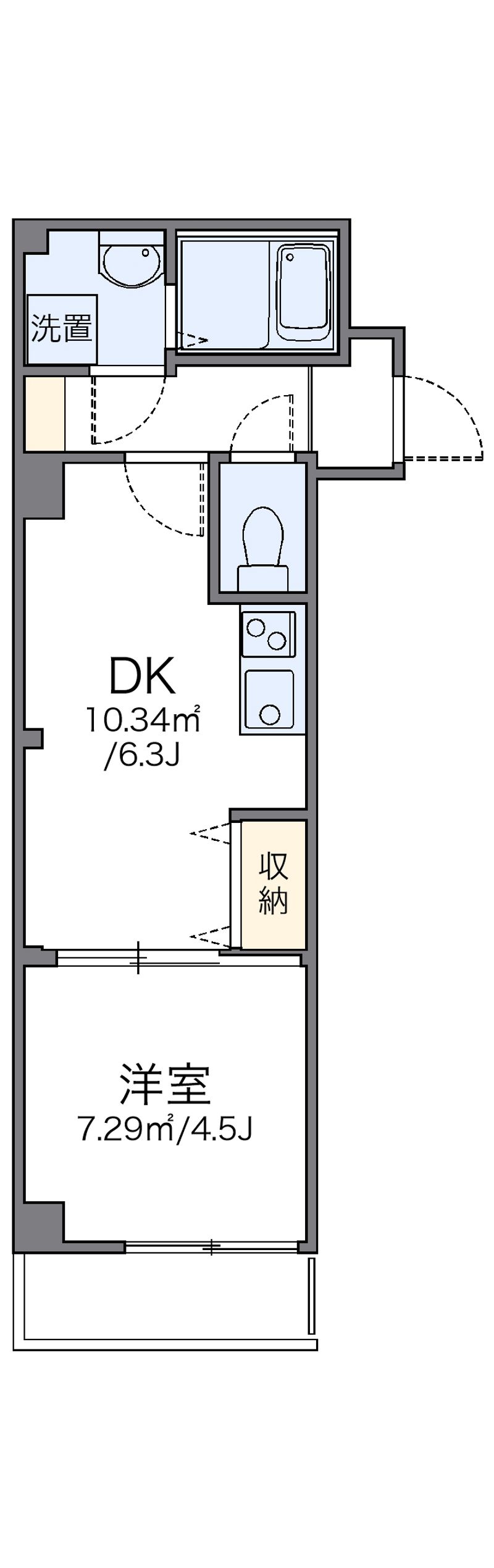 レオパレスエクセルハイツ高島平 間取図