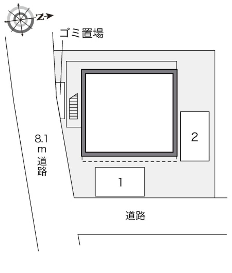 レオパレスＫＳ 配置図