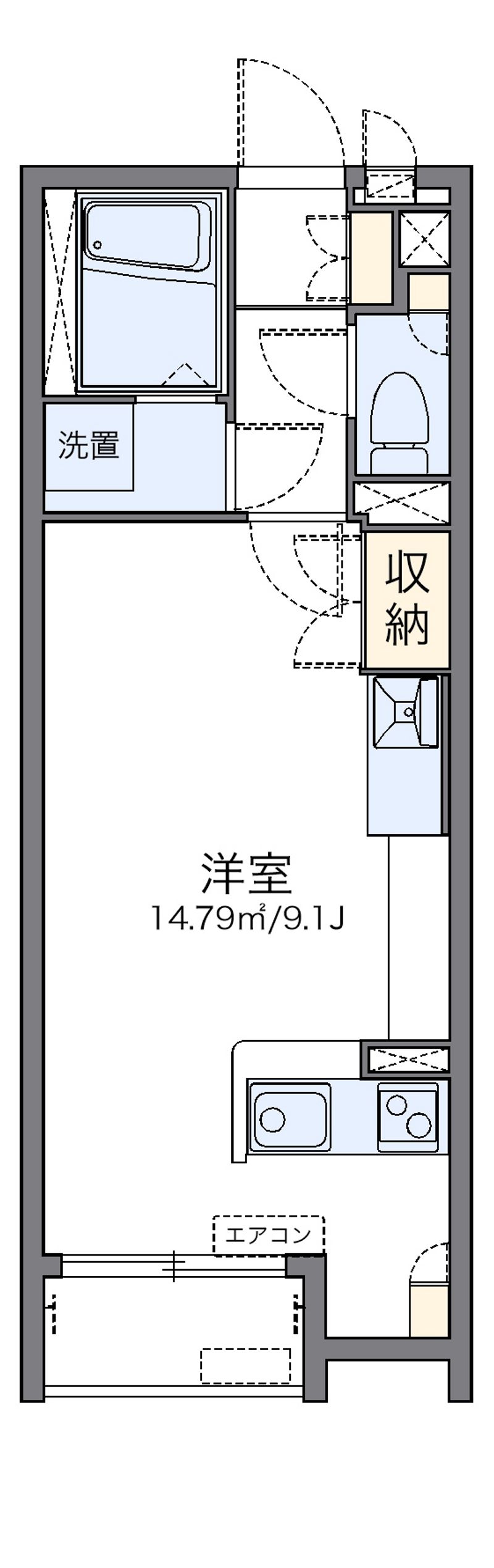 レオネクストクラムⅡ 間取図