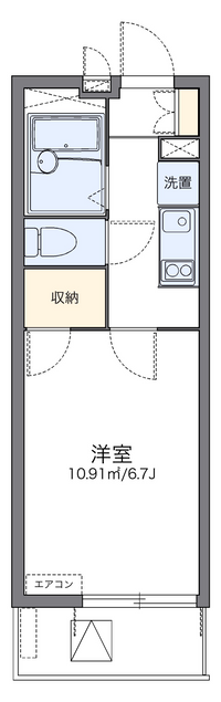 レオパレス別府Ⅱ 間取り図