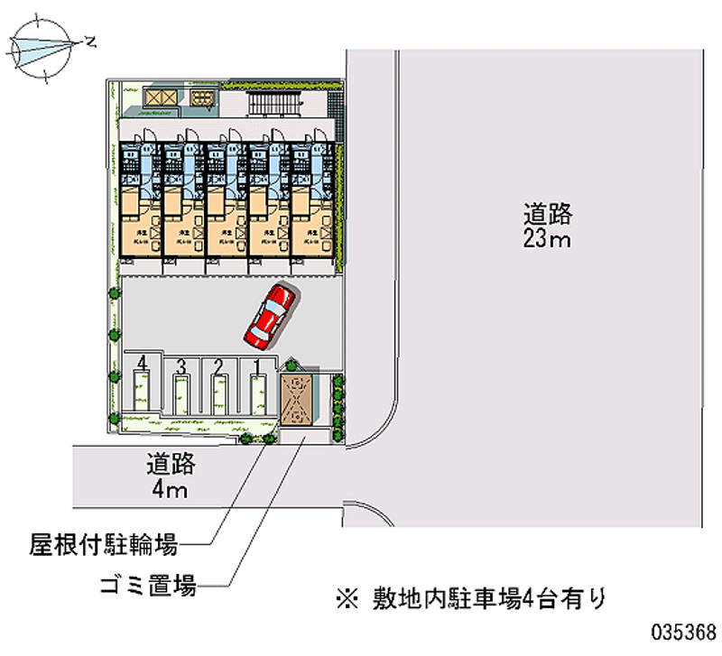 レオパレスアルカディア我孫子 月極駐車場