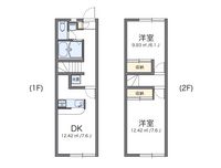 レオパレスディバイン原田 間取り図