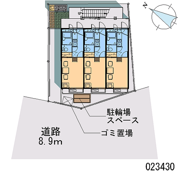 レオパレスＣＣＯＴＴ 区画図