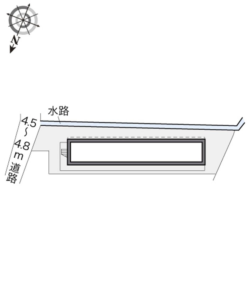 レオパレス林 駐車場