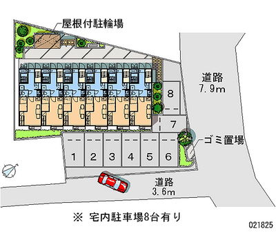 21825 Monthly parking lot